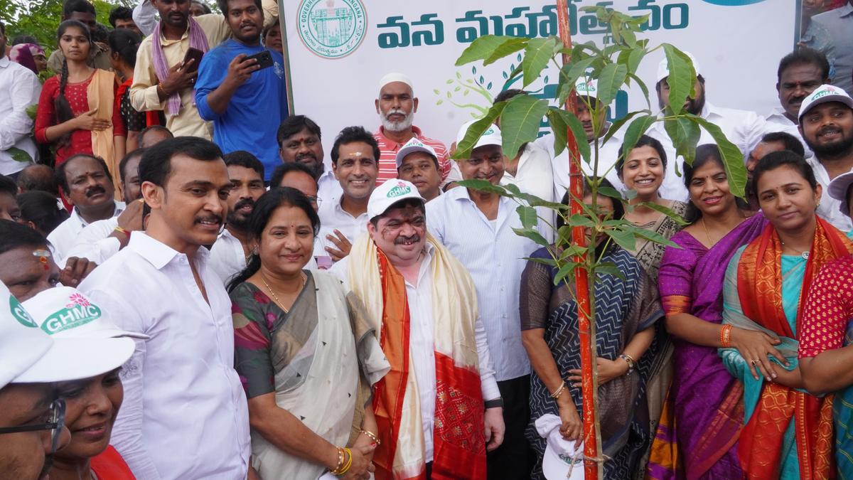 Telangana Government’s Vana Mahotsav programme was launched by BC Welfare and Transport Minister Ponnam Prabhakar at Government Polytechnic College in Ramanthapur, Hyderabad on July 8, 2024.