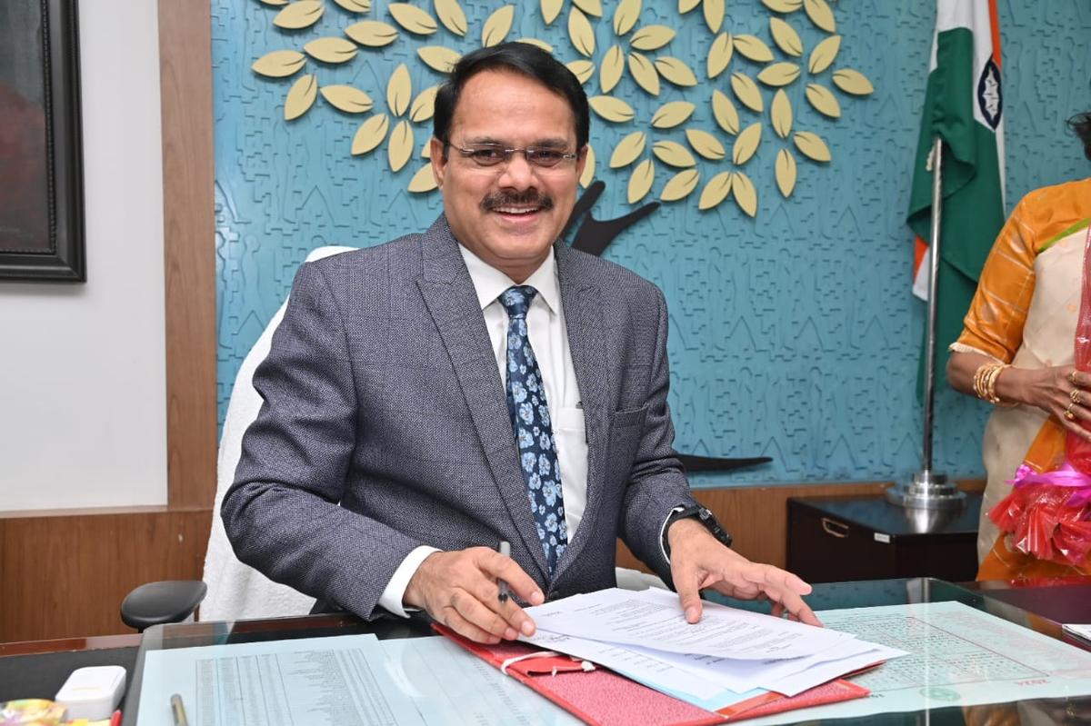 Burra Venkatesham, the new chairperson of Telangana Public Service Commission (TGPSC).