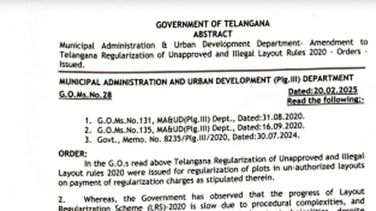 March 31 deadline for 25% rebate on regularisation charges and pro-rata open space charges for LRS applicants