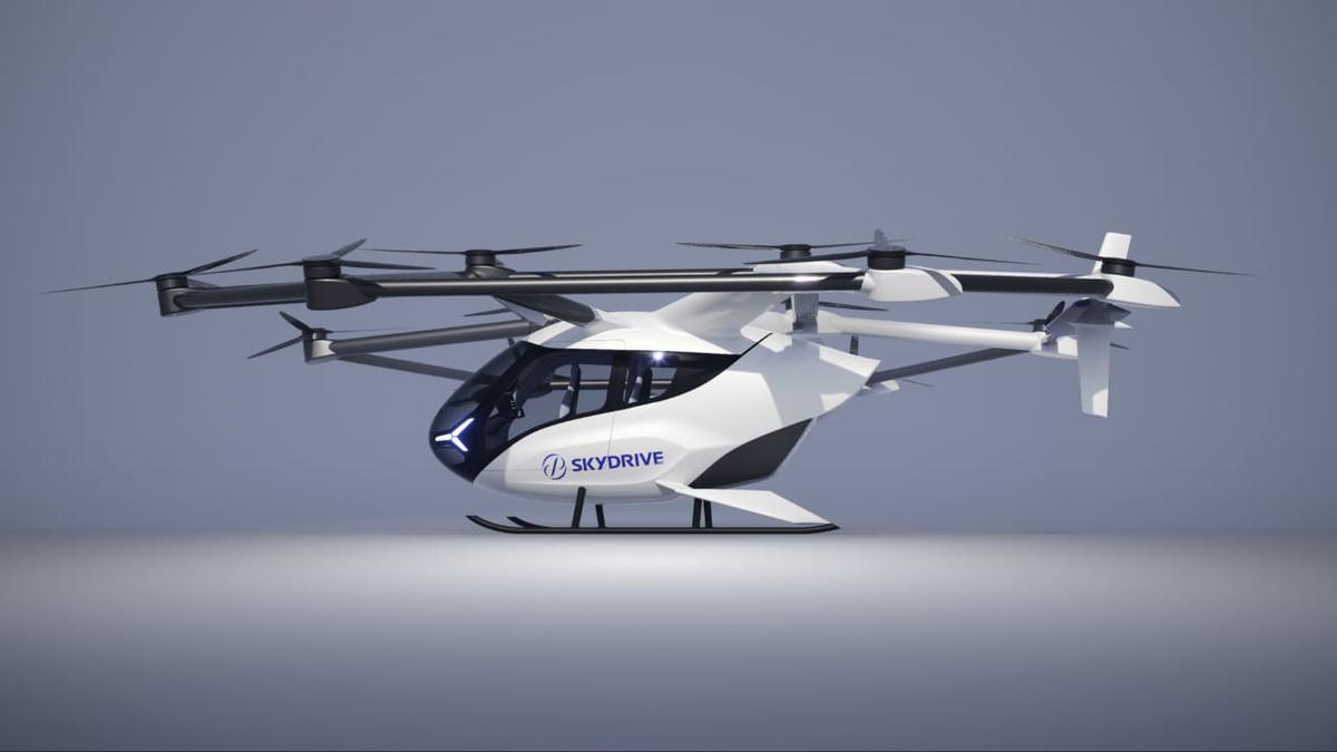 A glimpse of the battery run skytaxis which Hyderabad-based Marut drones intend to bring from Japan’s skydrive.