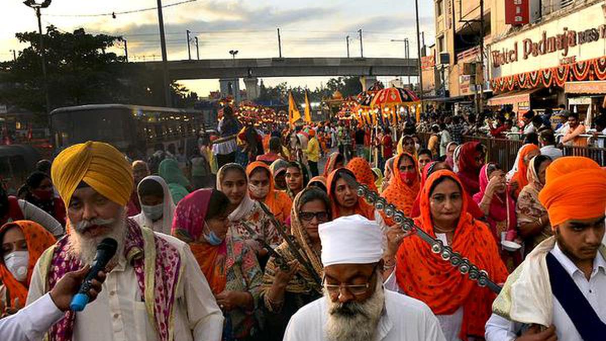 Sikhs Take Out ‘Nagar Keertan’ Procession - The Hindu