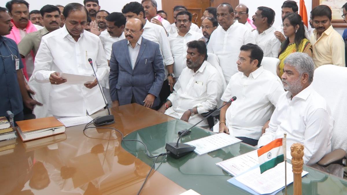 Former Telangana CM KCR takes oath as MLA