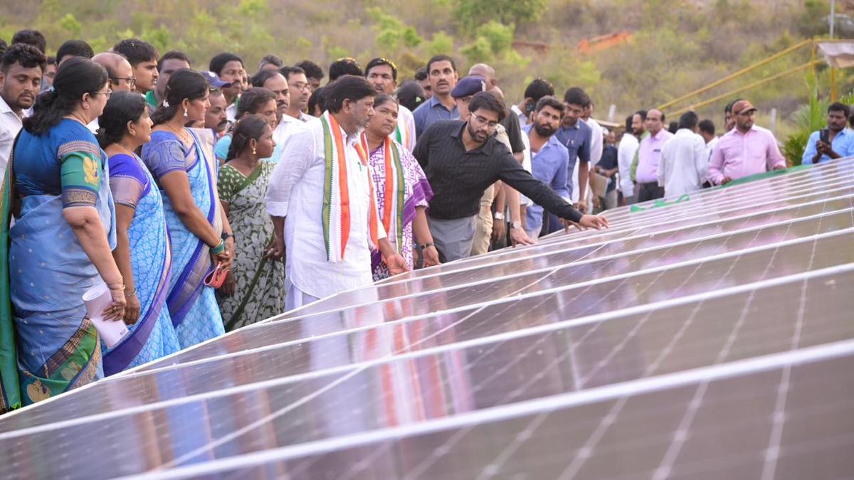 Women-led solar power plant inaugurated in Telangana’s Khammam; ₹4.5 lakh-₹5 lakh monthly income estimated
