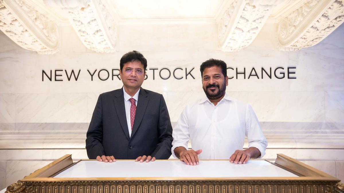 Telangana delegation visits New York Stock Exchange