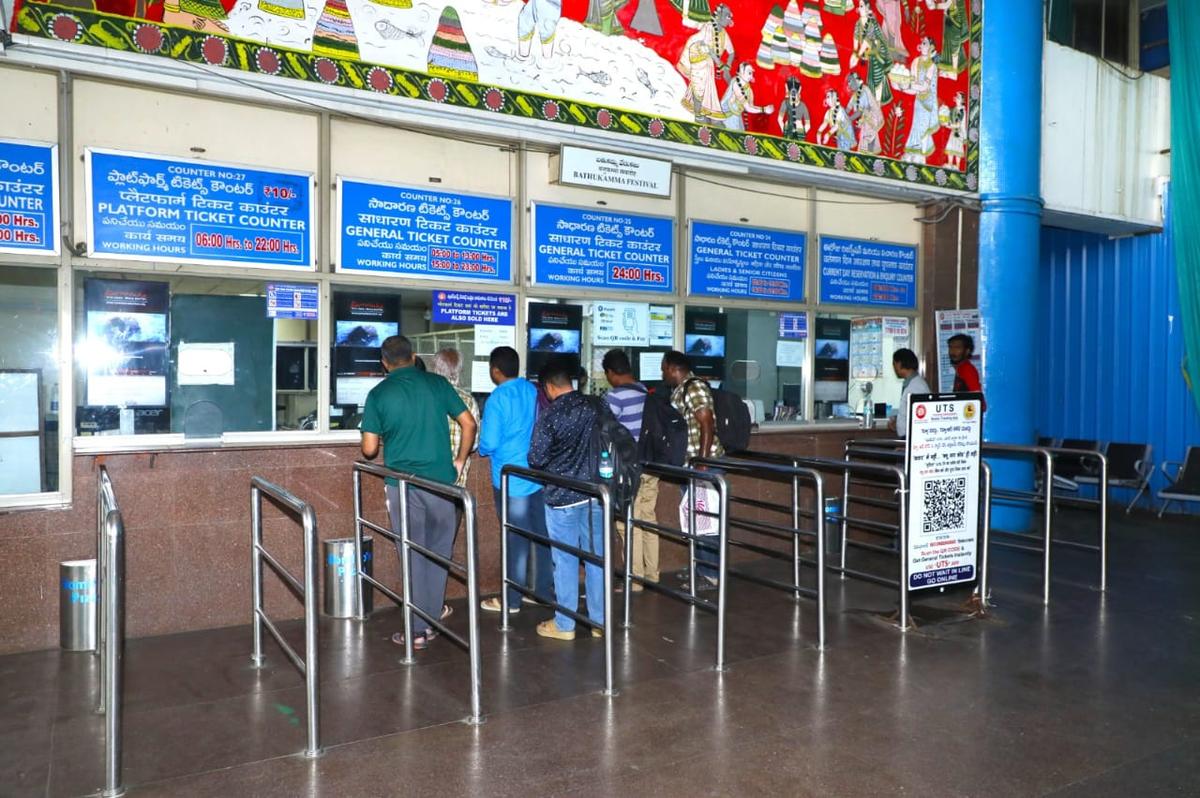 The facility to make payments using QR codes is provided at all general booking counters of South Central Railway (SCR).