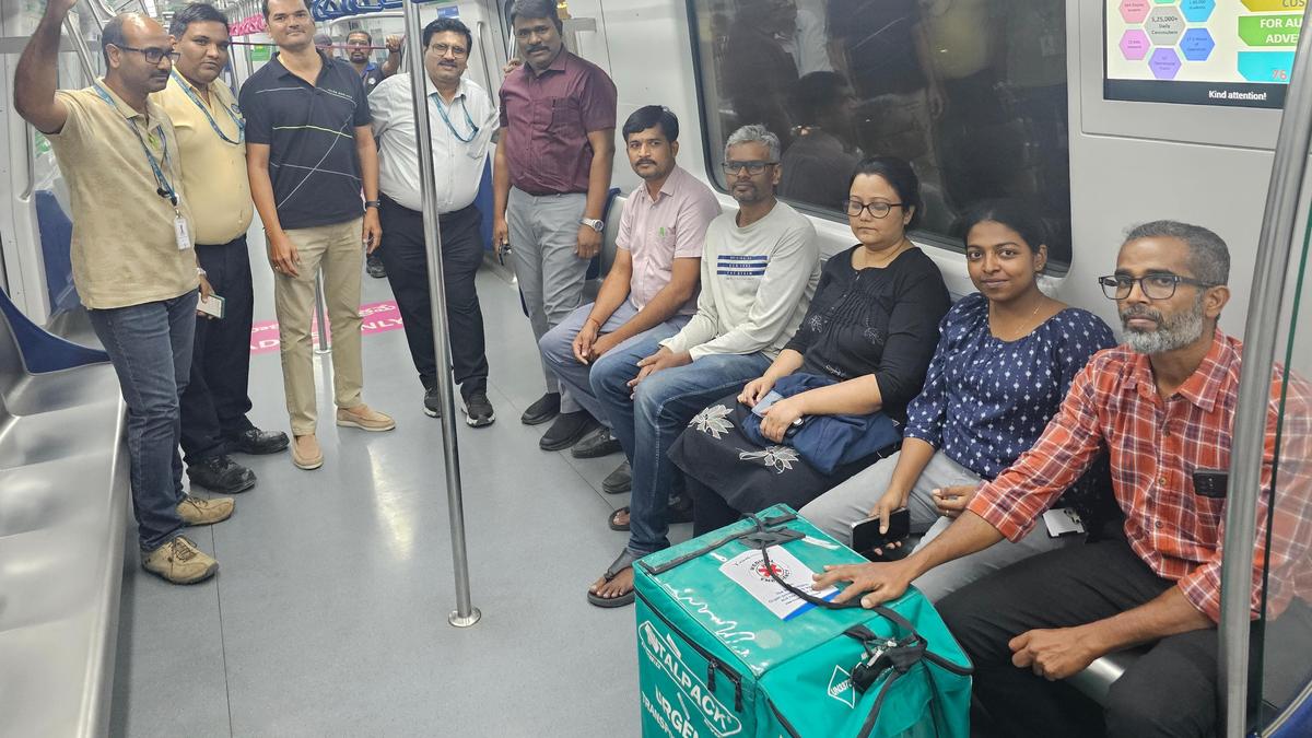 Donor heart transported in Hyderabad Metro; 13 kms covered in 12 mins