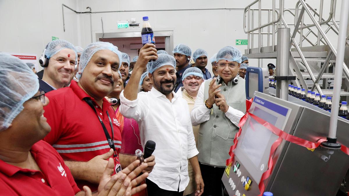 Coca Cola’s green field plant in Siddipet inaugurated by Telangana CM