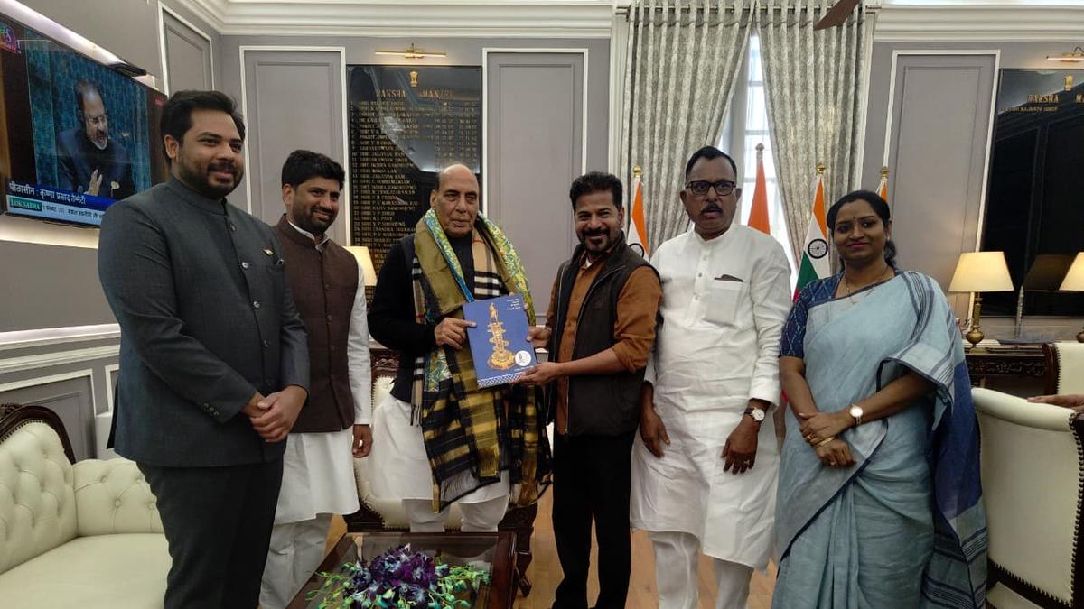 Telangana CM invites Defence Minister to Gandhi Sarovar foundation-laying ceremony in late February