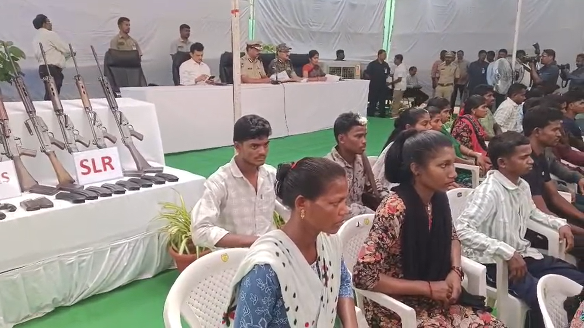 42 Maoists surrender before police in Telangana