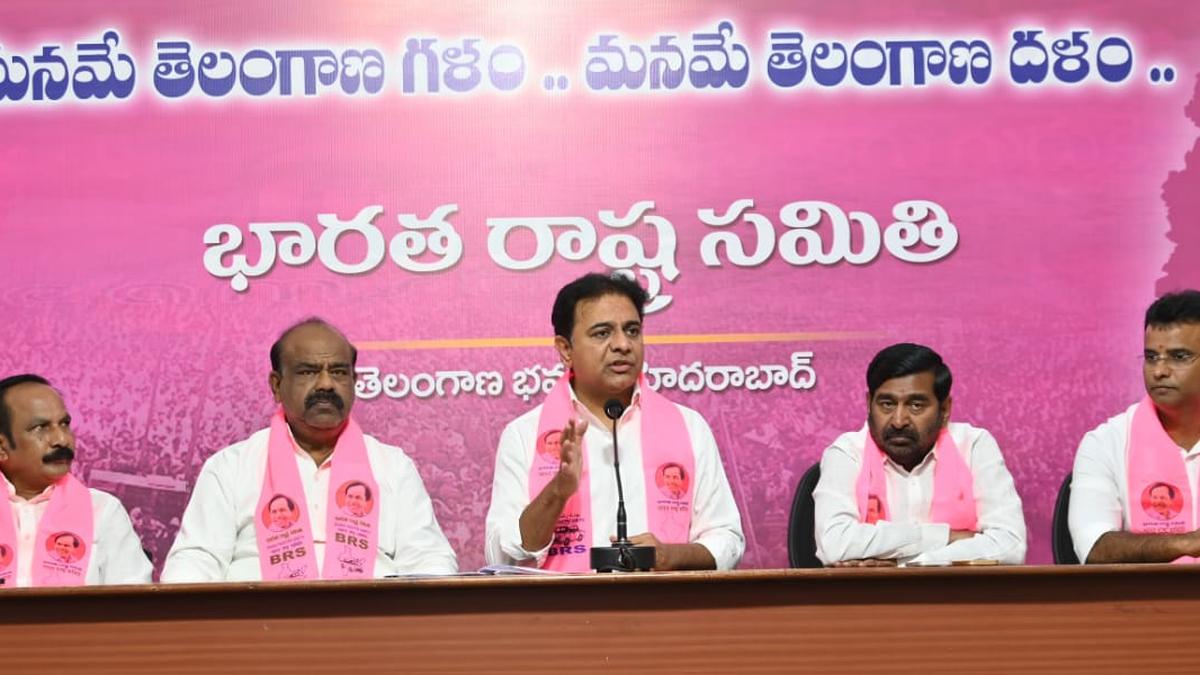 KTR demands Congress Govt in Telangana to scrap all deals with Adani Group