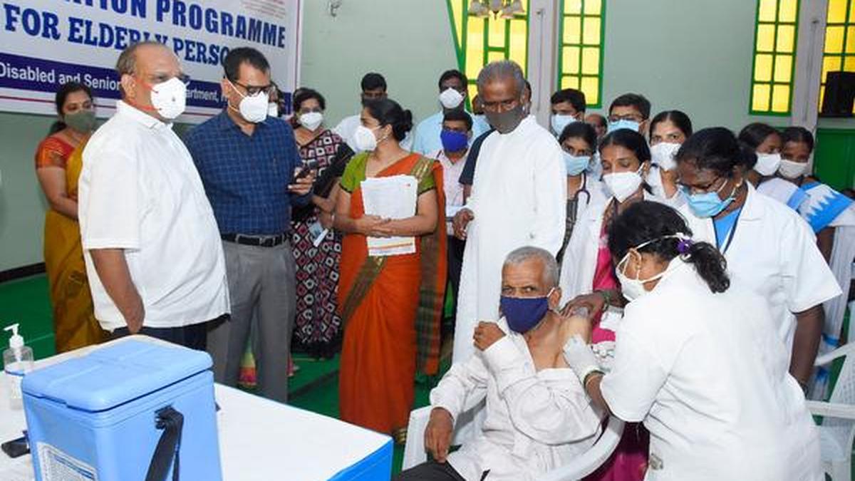Focus on vaccinating elderly, disabled in old age homes The Hindu