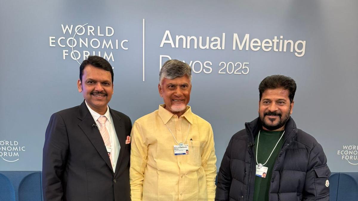 Telangana aspires to compete with world while maintaining cordial relations with neighbouring States: Revanth Reddy at WEF 2025