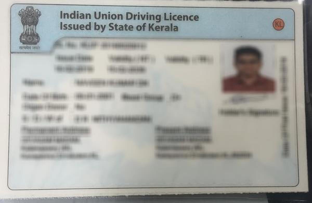 First Driving Licence Under Sarathi Issued The Hindu   New Licence