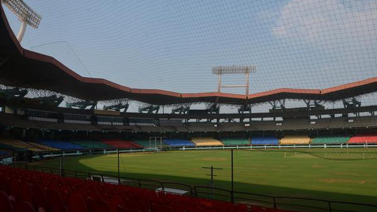 Kaloor stadium being spruced up for FIFA event - The Hindu