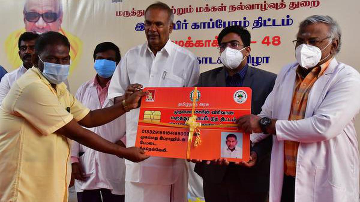 Assembly Speaker M. Appavu inaugurates ‘Nammai Kaakkum 48’ scheme in Tirunelveli