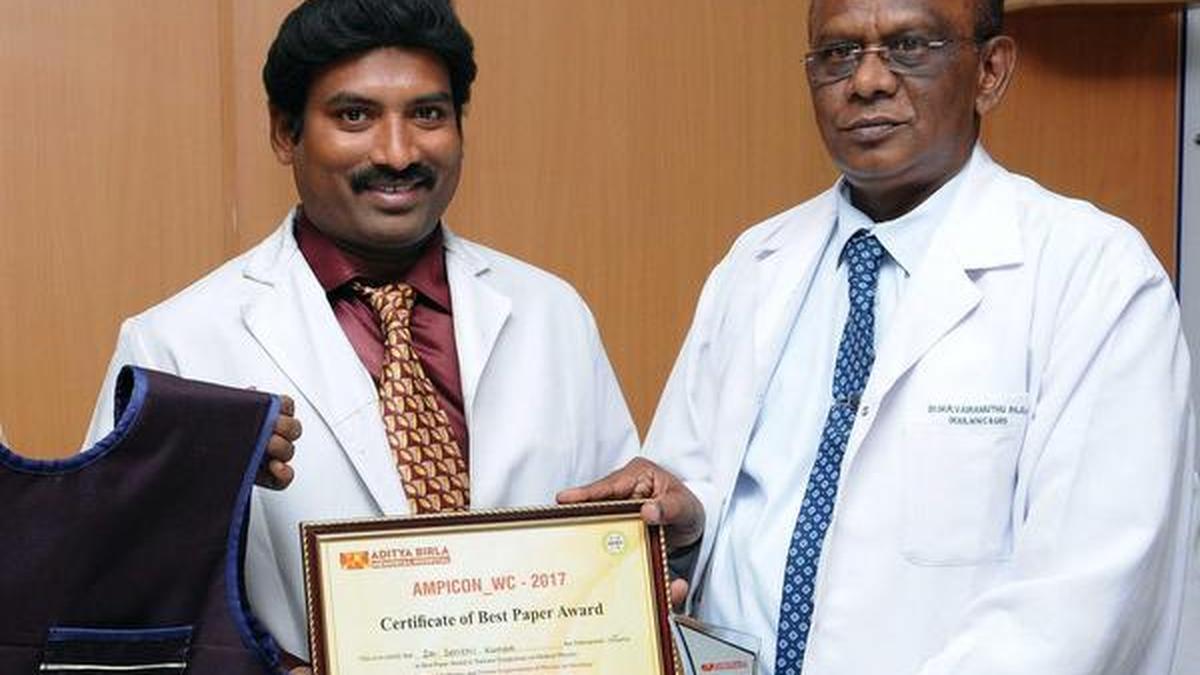 GRH doctor gets recognition for new radiation protective aprons - The Hindu