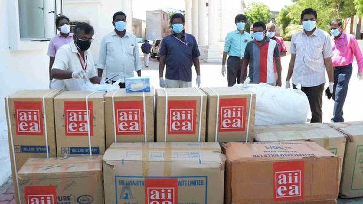 Medical equipment donated The Hindu