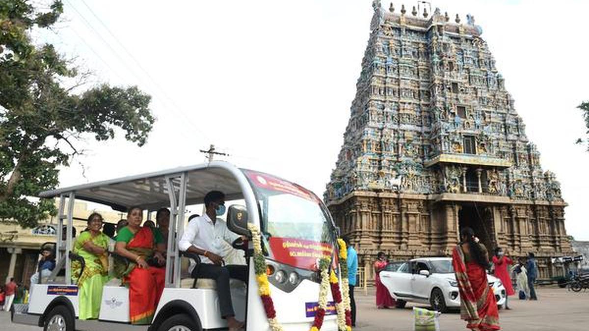 Two electric cars launched at Kallazhagar Temple The Hindu