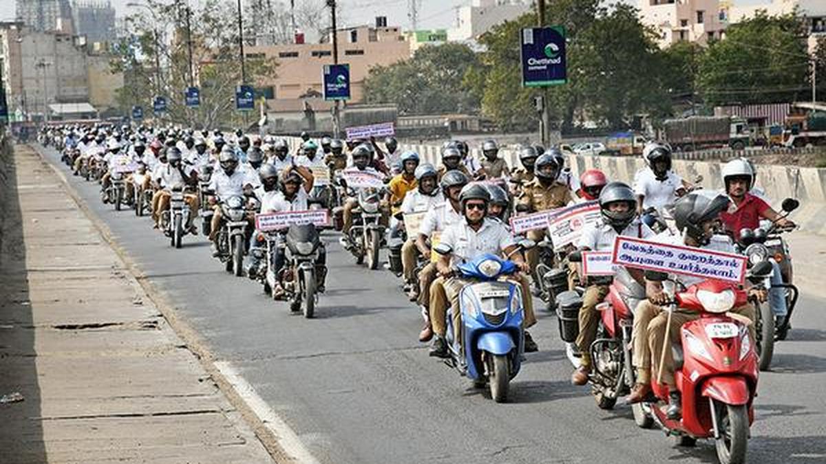 Helmet rule for pillion ridersto be strictly enforced CoP The Hindu