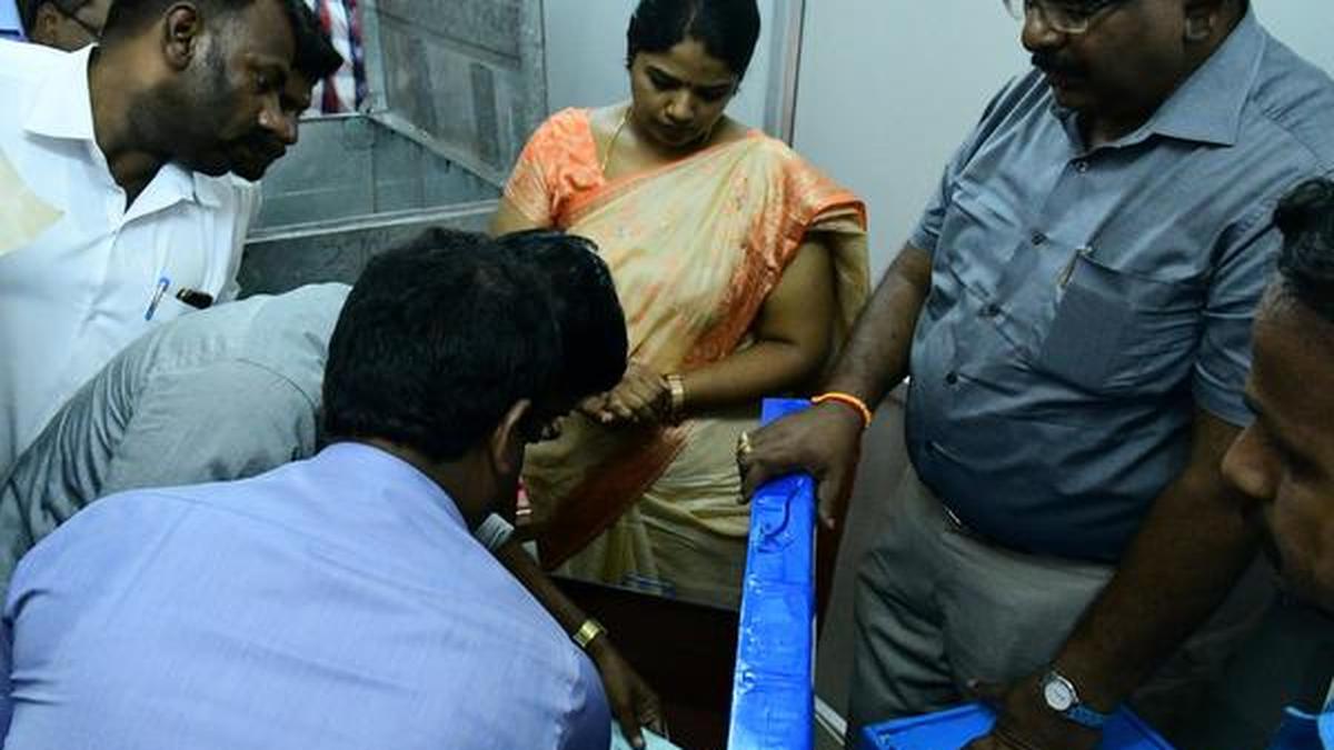 Polling staff’s postal ballots in sealed boxes The Hindu