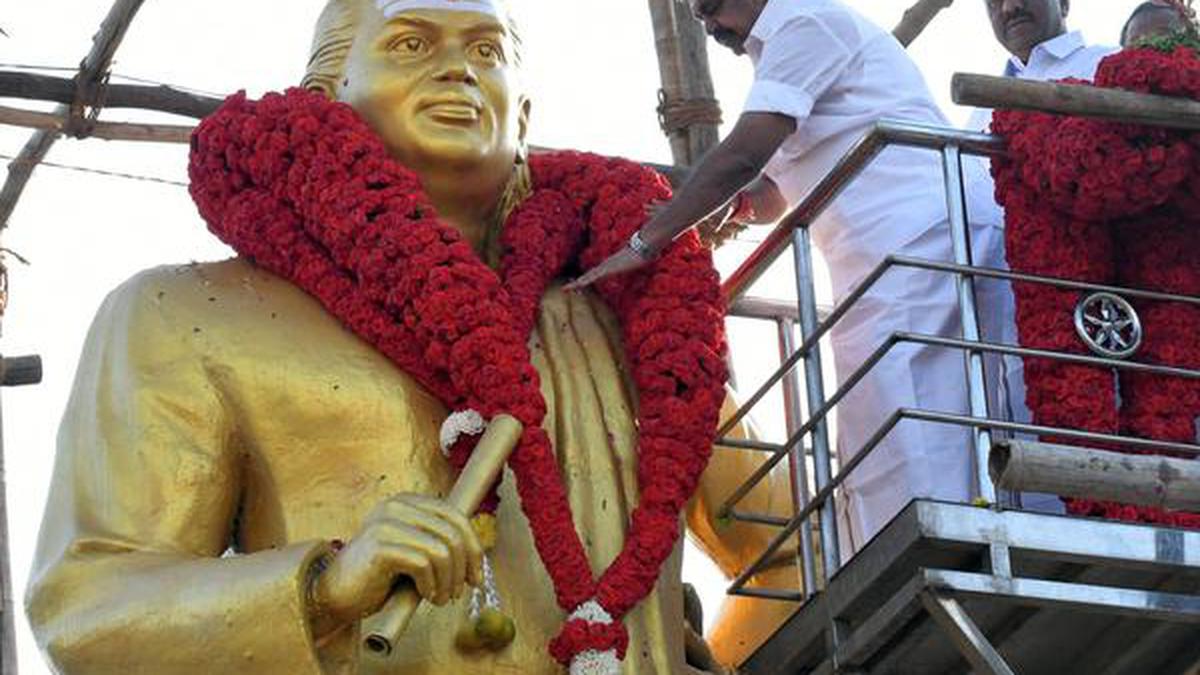 Thevar jayanthi celebrations peaceful - The Hindu