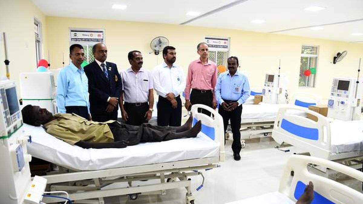 Dialysis centre to help economically weaker section The Hindu