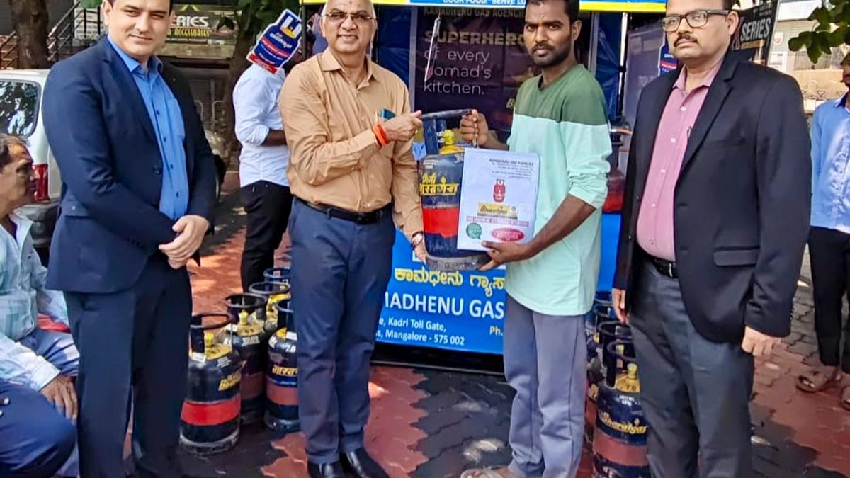 Mangaluru: Bharat Gas holds camp to promote mini-LPG cylinder