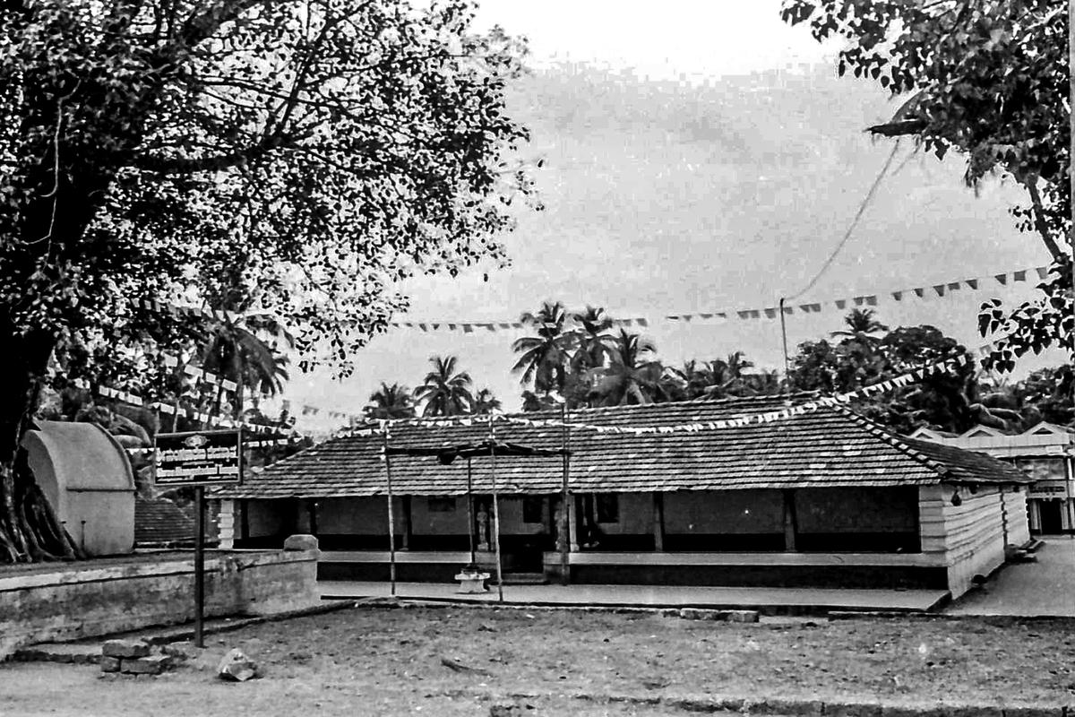 A photograph taken by Yajneshwara Acharya, aka Yajna, of the ancient Mangaladevi Temple.