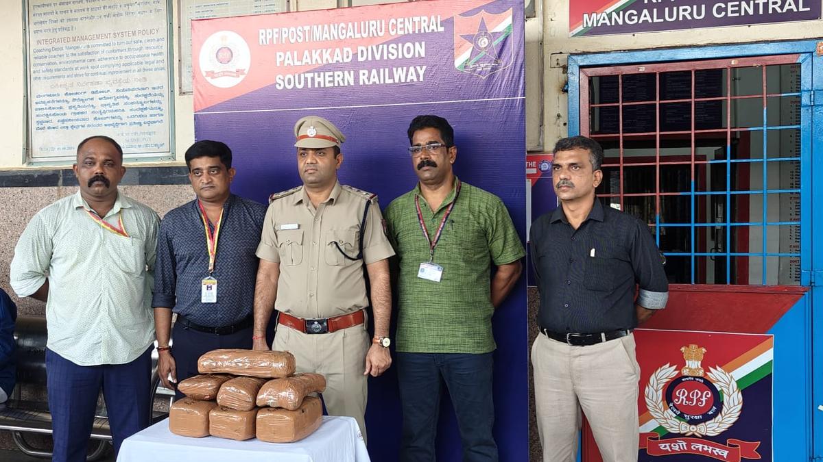 RPF seizes 10.12 kg cannabis found on train