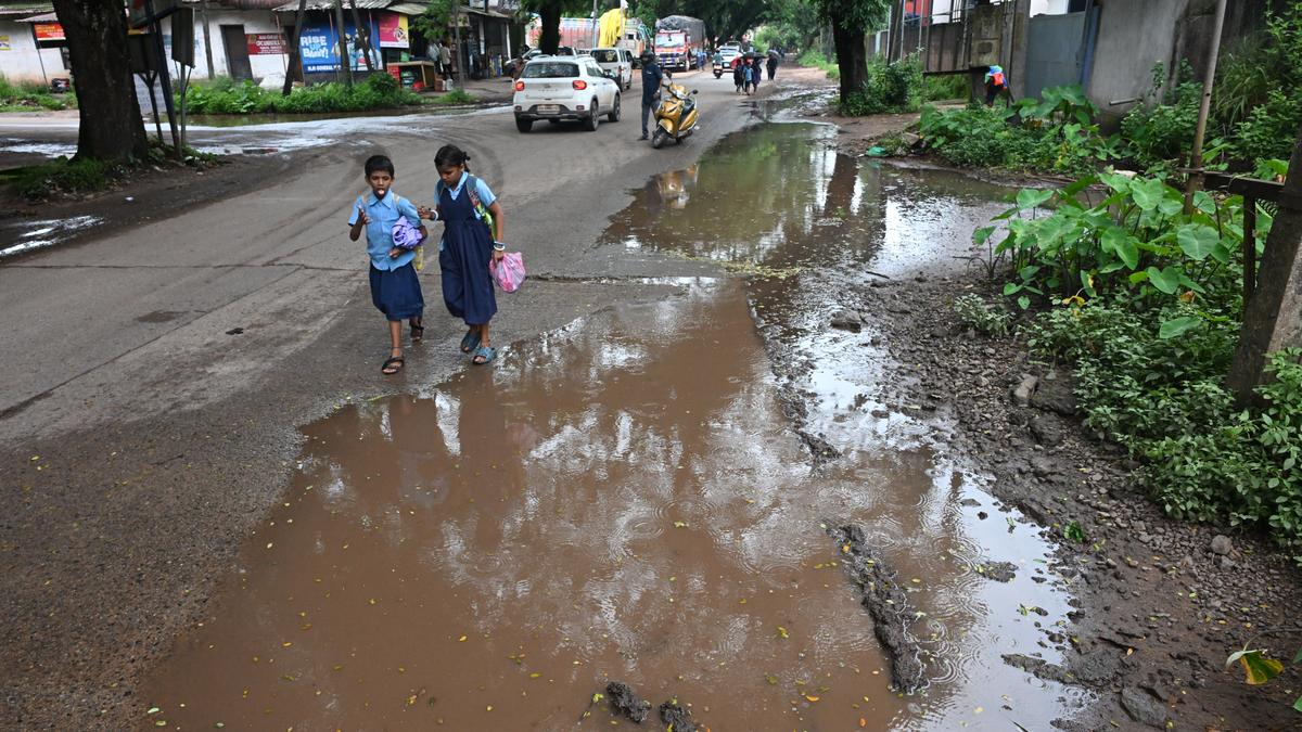 Crumbling road infrastructure affects Baikampady Industrial Area, one of the oldest in Karnataka