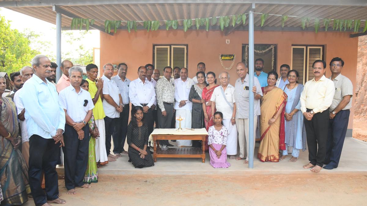 95th house of Yakshagana Kalaranga handed over to meritorious student