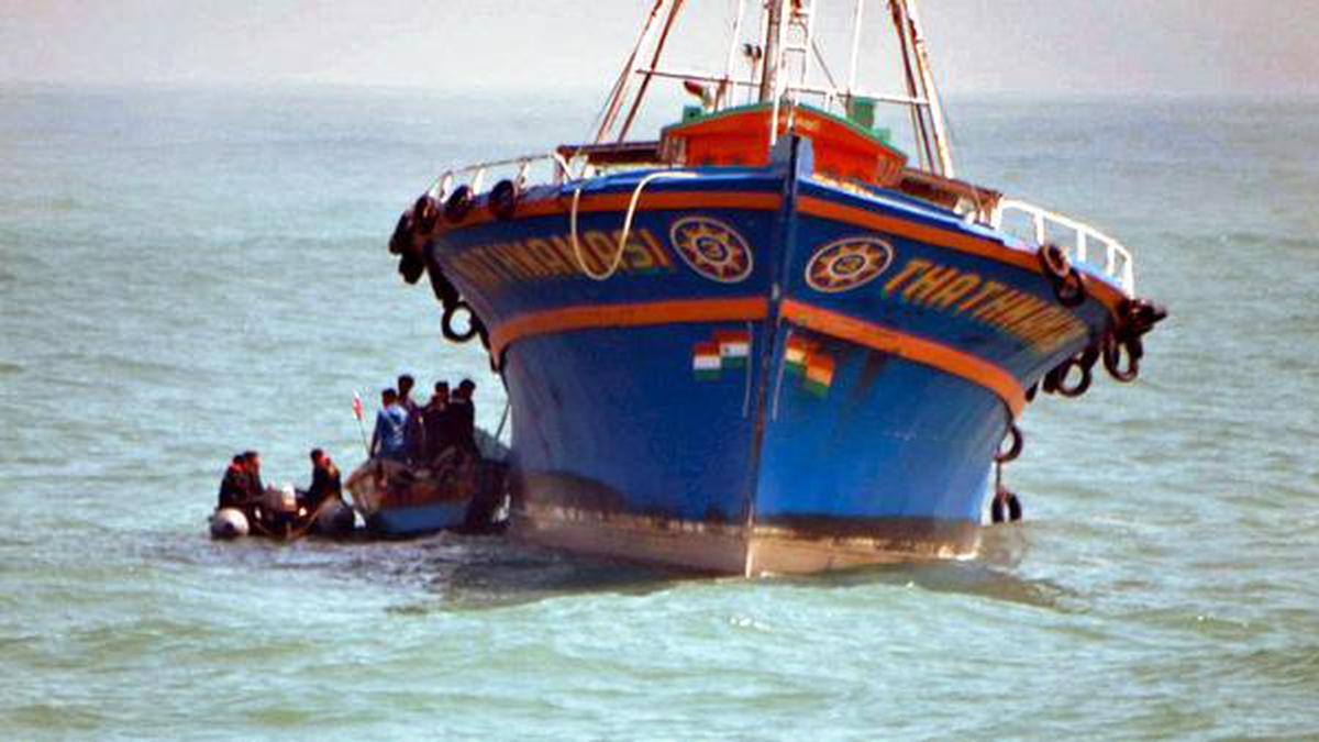 Indian Coast Guard Rescues Fishermen In Distress - The Hindu