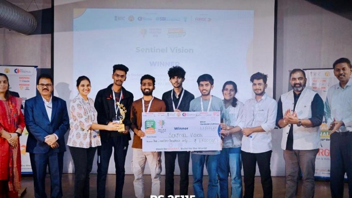 Team Sentinel Vision of SJEC wins Smart India Hackathon 2025