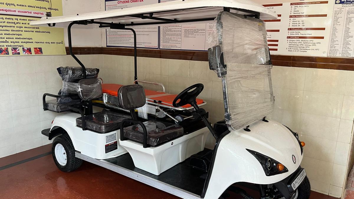 Government Wenlock Hospital gets its first ambulance buggy