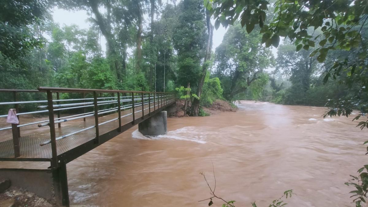 Footbridge constructed using old truck chassis connects remote hamlets in Byndoor Assembly segment