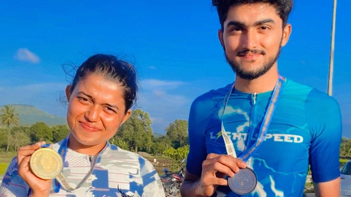 Udupi District Cycling Association members clinch gold and bronze at State-level event