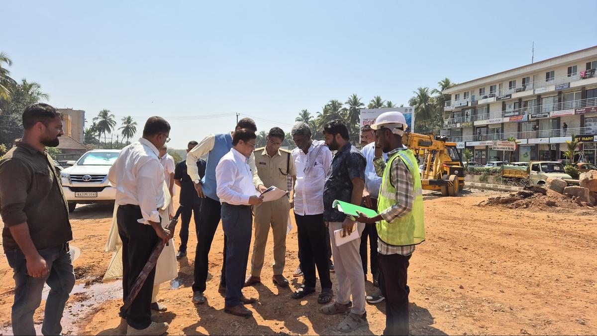 NHAI begins restoring service roads at grade separator site in Kallianapura-Santhekatte on NH 66