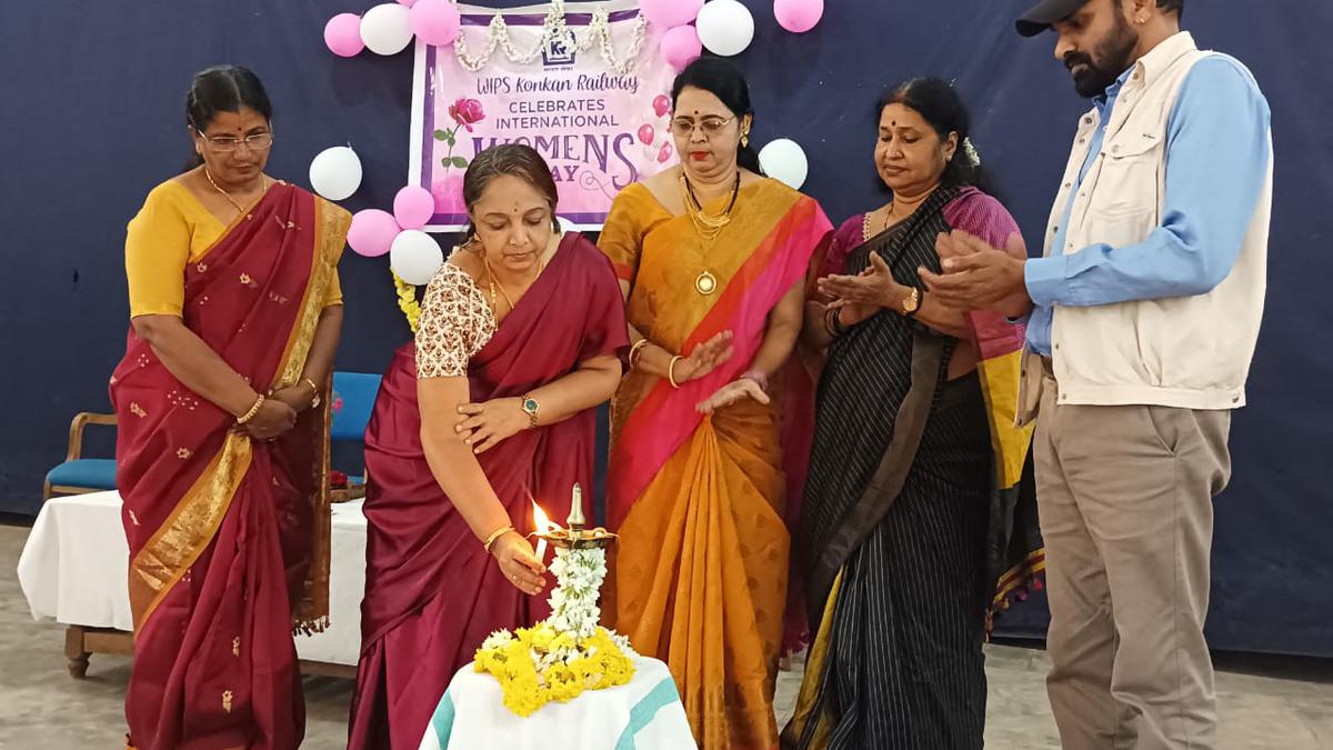 Konkan Railway celebrates Women’s Day with health camp and motivational talk