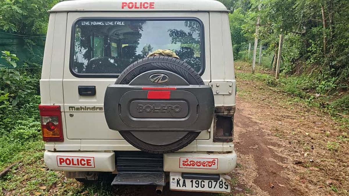 Kasargod native Abdulla who was allegedly transporting 10 cattle illegally in a truck rear-ended his vehicle to a police jeep that attempted to intercept him on October 22 early morning at Ishwaramangala in Dakshina Kannada district. Kasargod native Abdulla who was allegedly transporting 10 cattle illegally in a truck rear-ended his vehicle to a police jeep that attempted to intercept him on October 22 early morning at Ishwaramangala in Dakshina Kannada district.