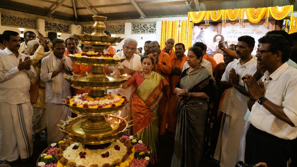 Shivaratri celebrated with chanting of Shiva Panchakshari at Dharmasthala