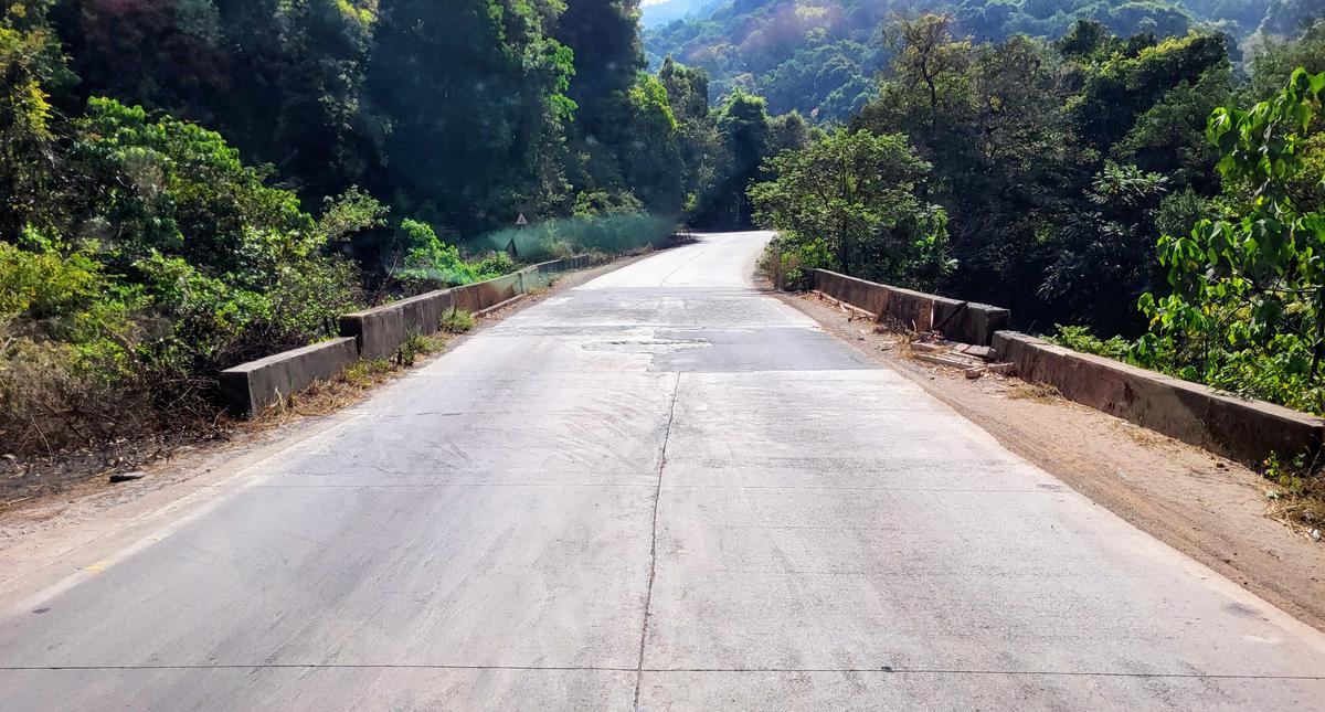 Dakshina Kannada Member of Parliament Capt. Brijesh Chowta urged Union Road Transport Minister Nitin Gadkari to address the critical issue of Bengaluru-Mangaluru road connectivity, particularly the Shiradi Ghat (in picture) bypass, in New Delhi on March 12, 2025.