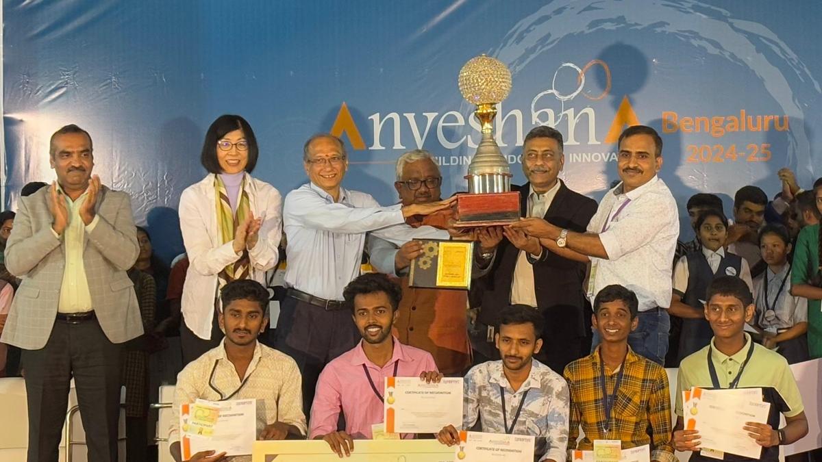 MITE students win first prize in Anveshana 2025