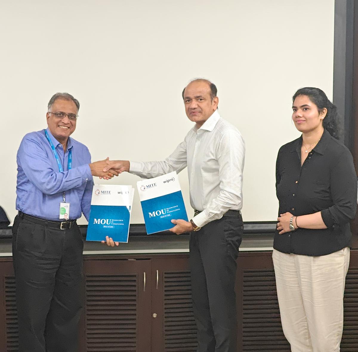 thehindu.com - The Hindu Bureau - MITE inks pact with Wipro for opening of AI Centre of Excellence