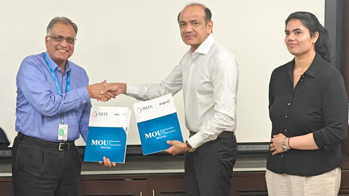 MITE inks pact with Wipro for opening AI Centre of Excellence