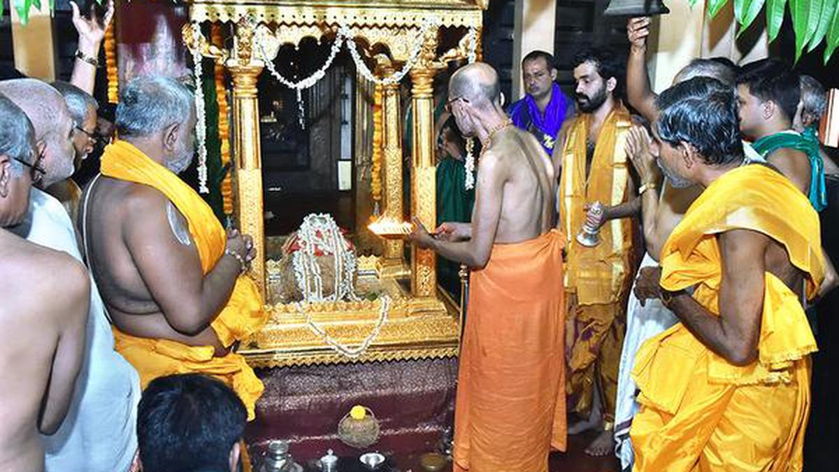 Krishnapur Mutt performs Akki Muhurtha in Udupi The Hindu