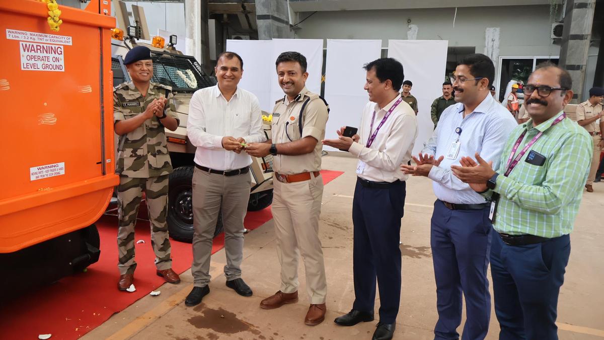 Mangaluru airport provides another bullet resistant vehicle, advanced bomb disposal tools to CISF