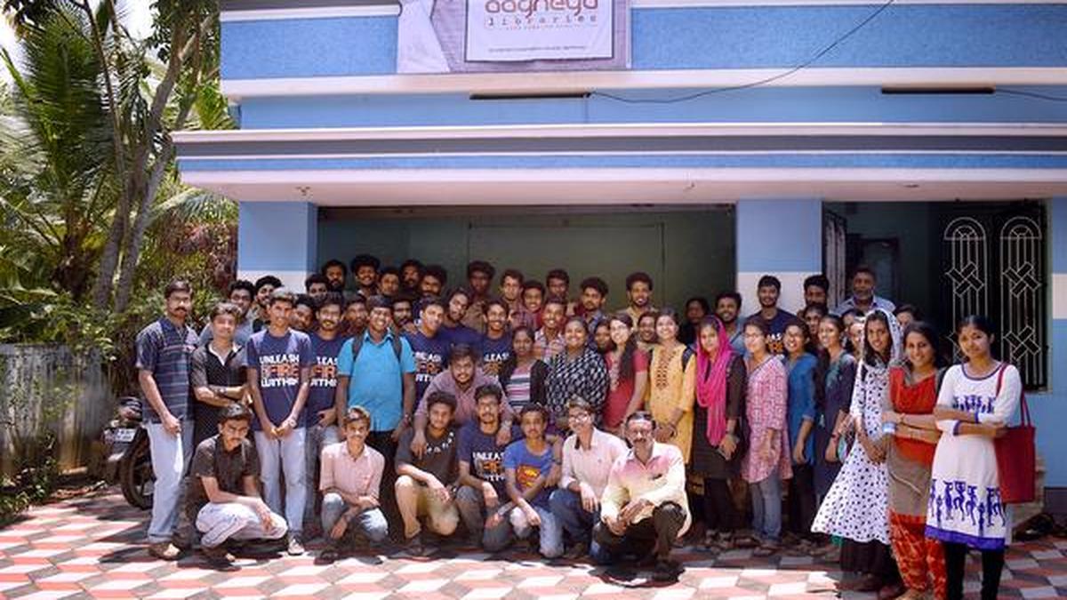 Barton Hill students set up digital library The Hindu