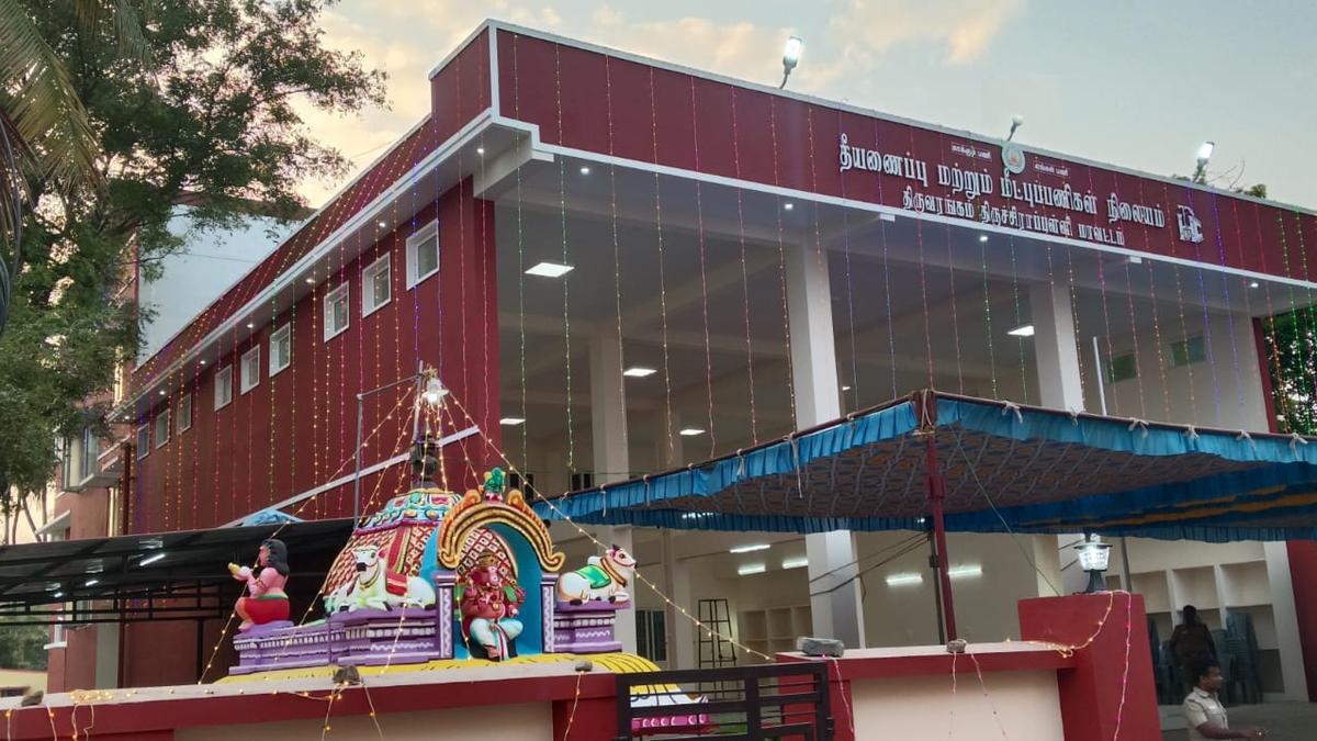 New building for Srirangam Fire and Rescue Services station inaugurated