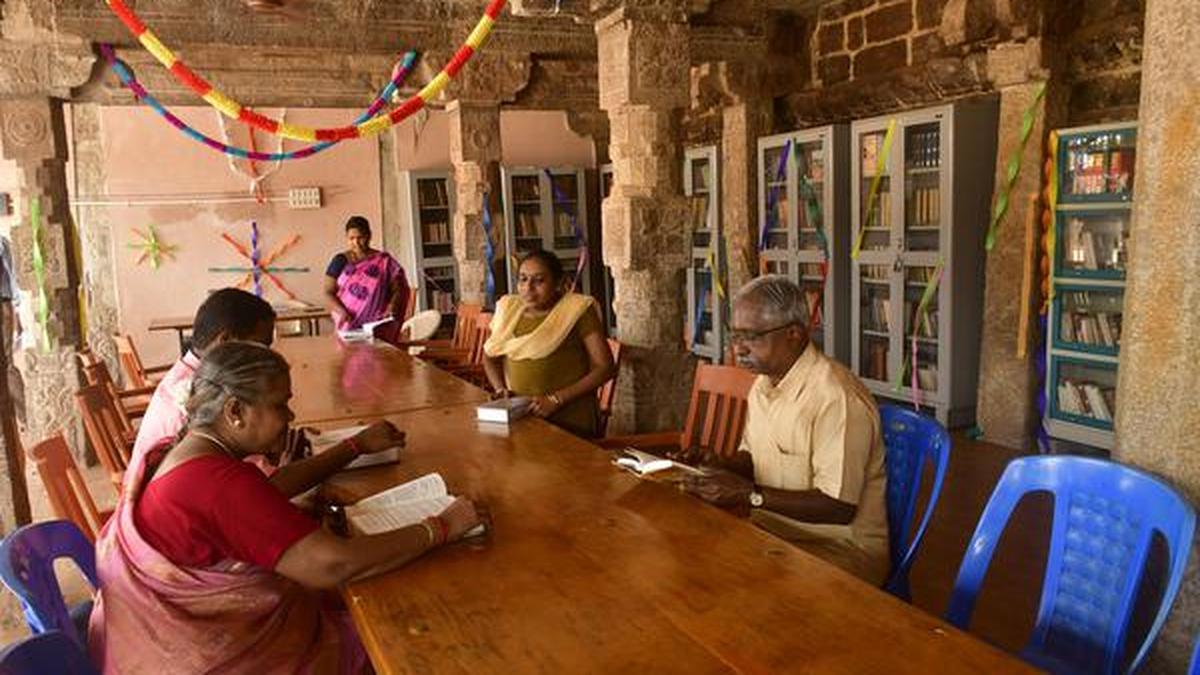 Srirangam temple library gets a makeover - The Hindu