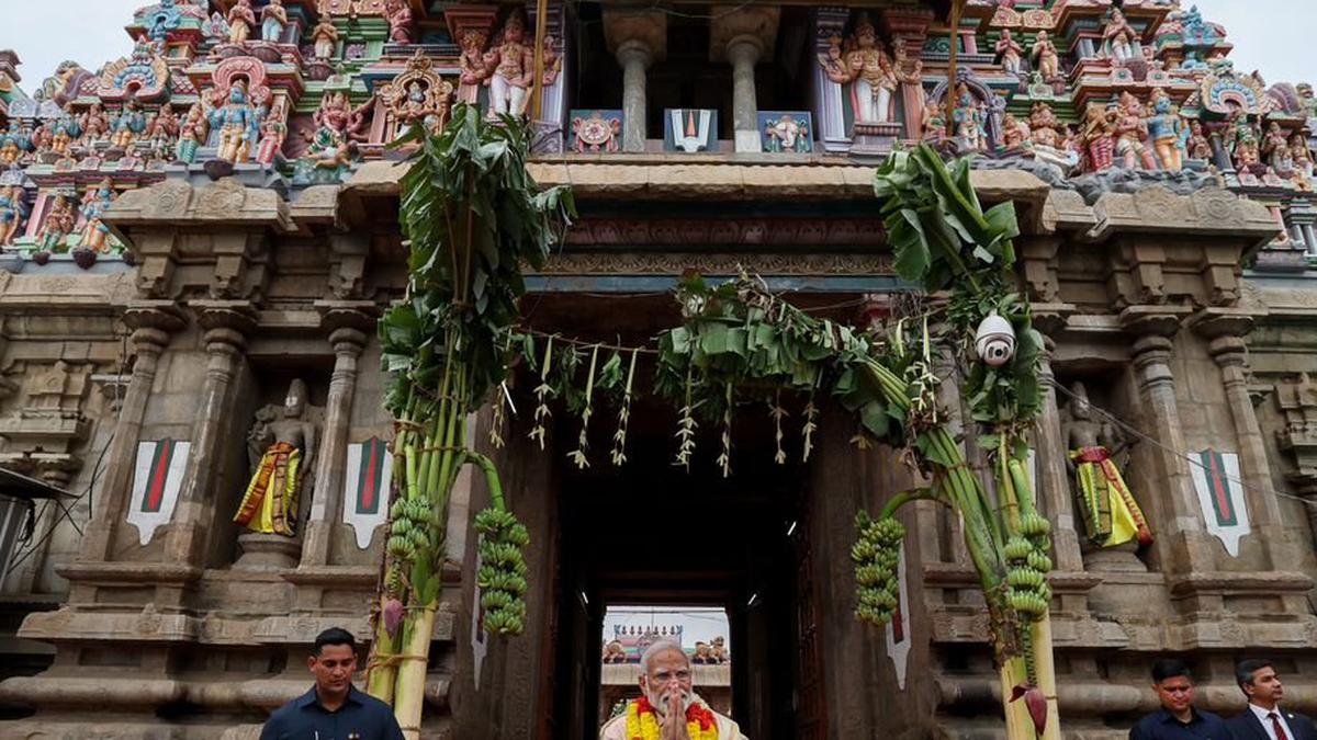 ‘Modi the first serving Prime Minister to visit Srirangam temple’